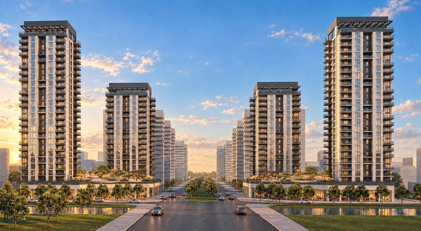 הדמיית מגדלי Feriron Park Avenue בעיר היין